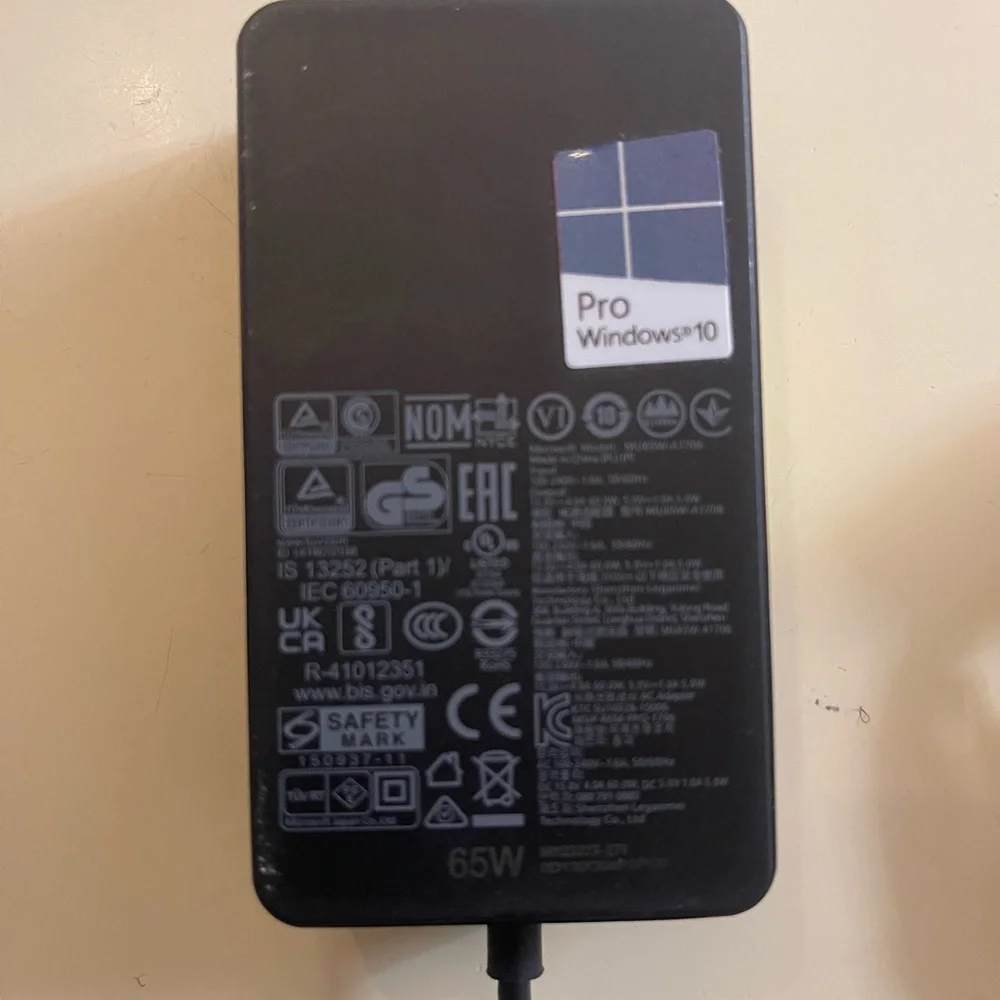 Microsoft Surface Charger 65W Surface Pro Laptop Charger Pro 11,10,9,8,7,7+6,5,4